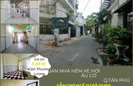 Bán nhà HXH Âu Cơ 62m2, 1Lầu, 5,59tỷ